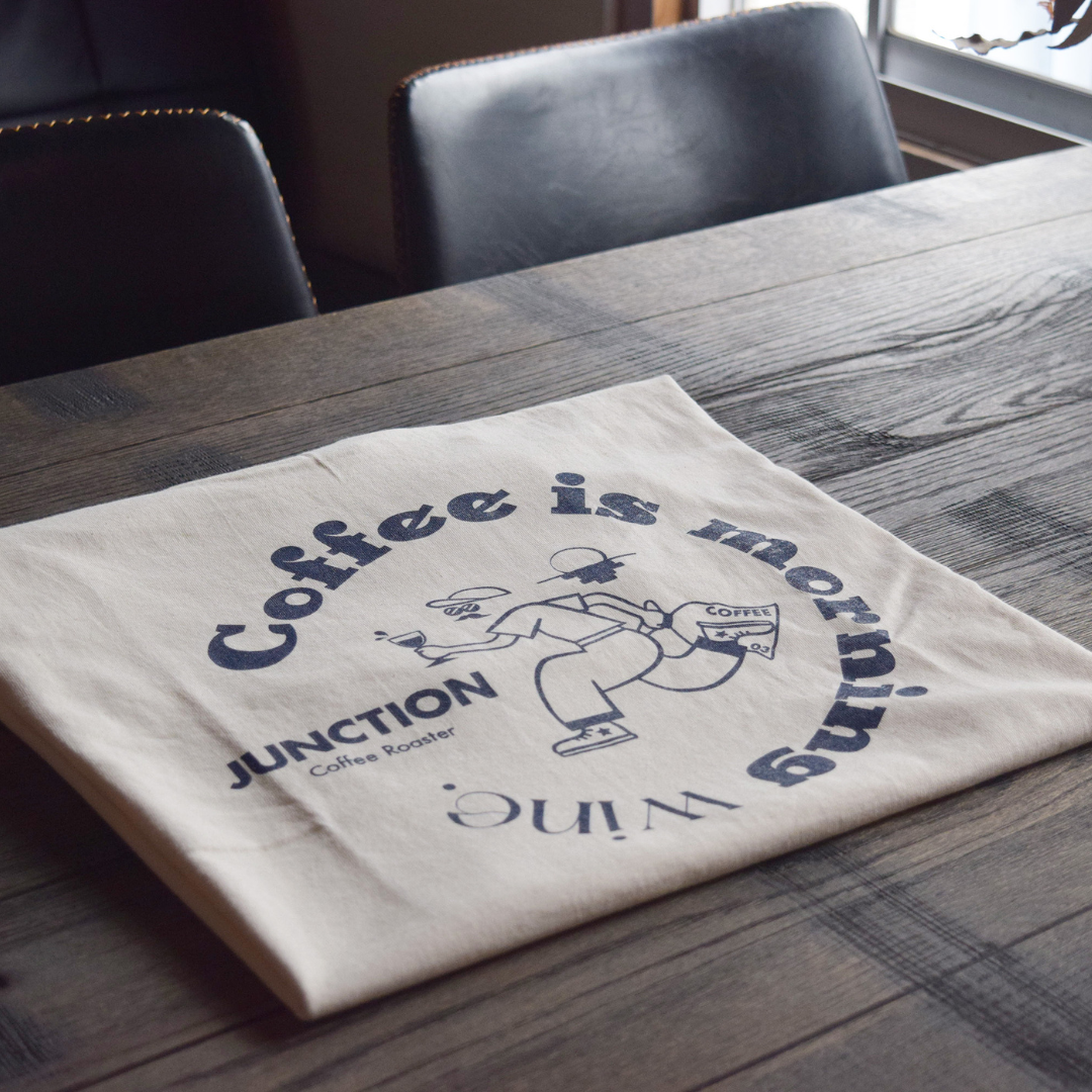 オリジナル ロゴＴシャツ Ver 2025　【 Coffee is morning WINE 】
