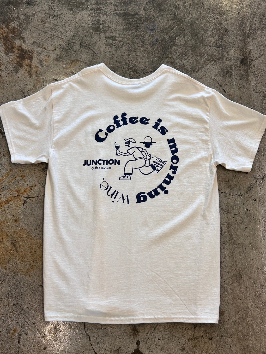 オリジナル ロゴＴシャツ Ver 2025　【 Coffee is morning WINE 】
