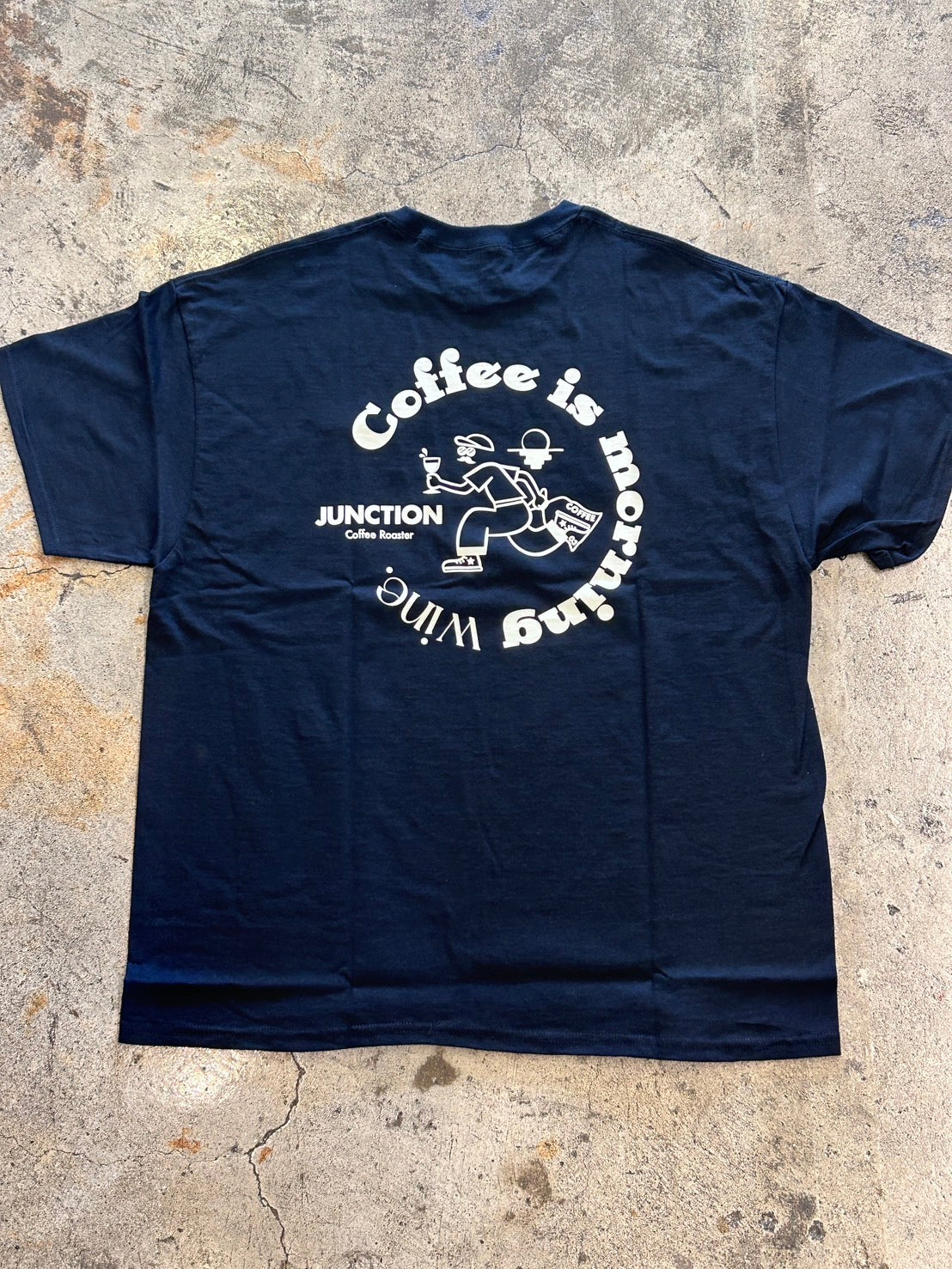 オリジナル ロゴＴシャツ Ver 2025　【 Coffee is morning WINE 】